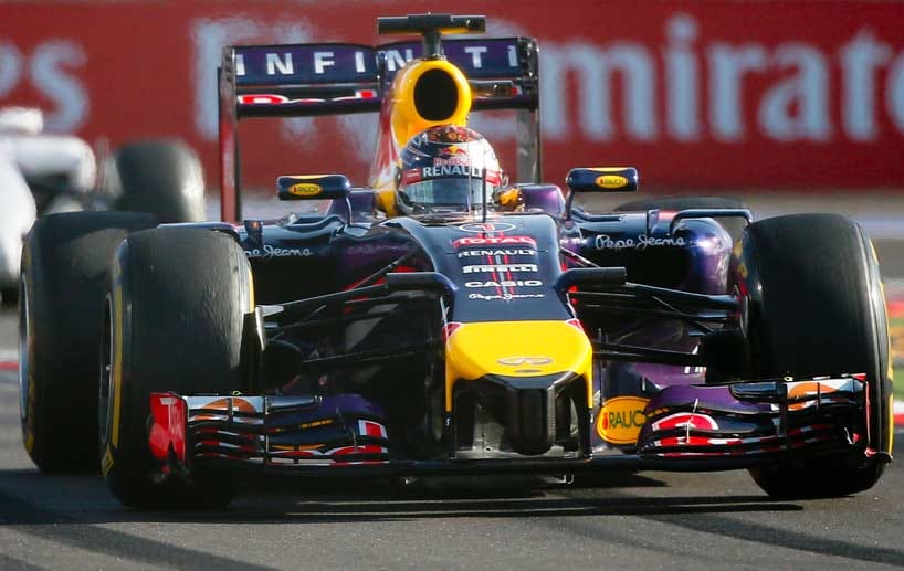 Red-Bull-Pilot Sebastian Vettel muss sich beim viertletzten Rennen der Saison am Ende mit Platz acht begnügen. Teamkollege Daniel Ricciardo ist wieder einmal schneller unterwegs und landet am Ende einen Rang vor dem Deutschen.