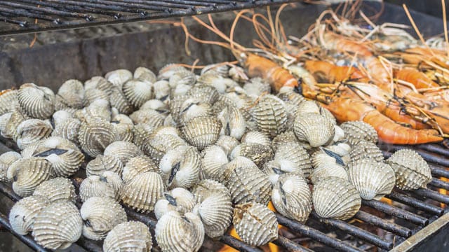 Muscheln und Garnelen gelingen auch auf dem Grill