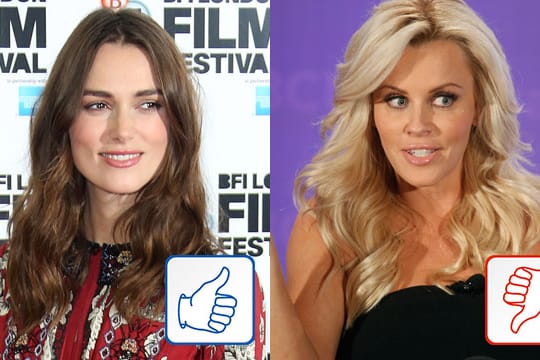 Keira Knightley und Jenny McCarthy