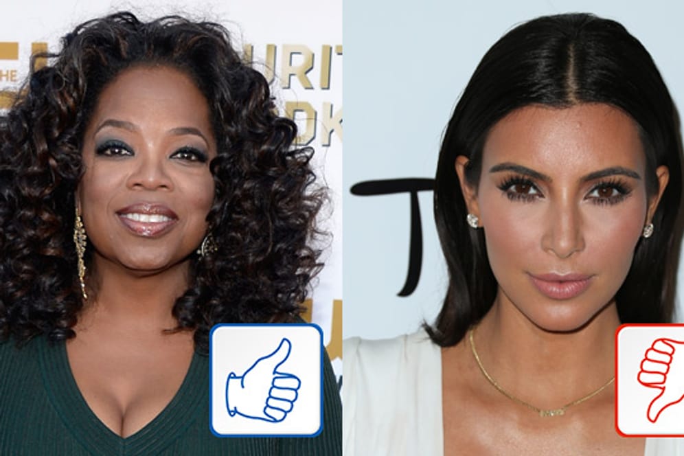Oprah Winfrey, Kim Kardashian