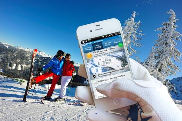 Apps von Skigebieten gibt es immer mehr, doch so umfassend wie der bislang über 200.000 Mal heruntergeladene "Ski amadé Guide" ist kaum ein Mitbewerber, liefert dieser doch schnell und verlässlich Wetter-, Pisten- und Hüttendaten für alle Amadé-Gebiete von Schladming bis Gastein.