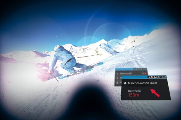 Gut zu wissen: Technisch ganz weit vorne ist "Ski amadé" auch mit der Entwicklung einer App für Daten-Skibrillen wie die Smart Ski Goggles und die Oakley Wave 1.5, die ab der neuen Saison serienreif sind. Dabei werden im unteren Sichtfeld der Brille Skigebietsinformationen und Live-Daten visualisiert.