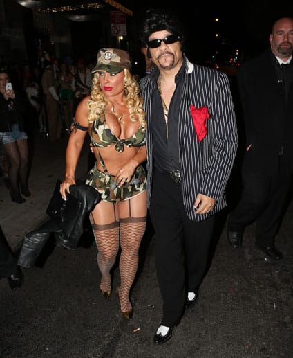 Ice-T und seine Gattin Coco waren zu Gast auf Heidi Klums Halloween-Party in New York.