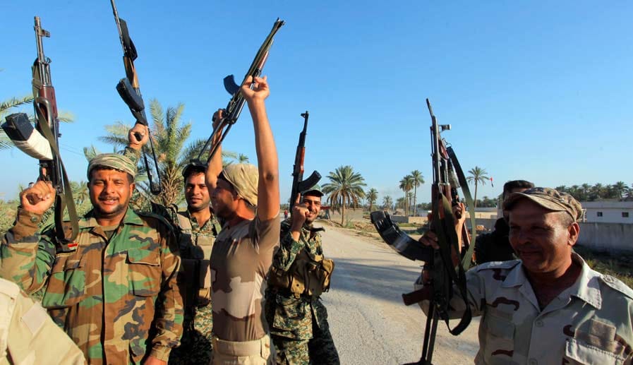 Ende Oktober befreiten schiitische Milizen und irakische Kämpfer Jurf al-Sakhar aus den Händen der IS.