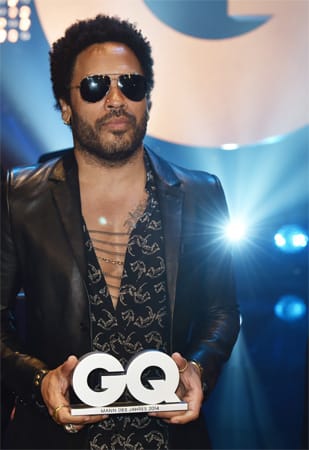 US-Popstar Lenny Kravitz räumte den Preis in der Kategorie "Musik International" ab. "Lenny Kravitz ist einer der ganz Großen im Rockolymp", so GQ-Chefredakteur José Redondo-Vega.