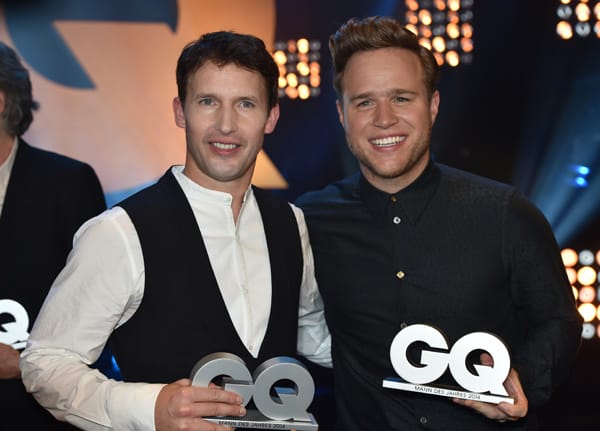 Der englische Popsänger Olly Murs (im Bild rechts) wurde in der Preisrubrik "Stil" mit dem GQ-Award prämiert.