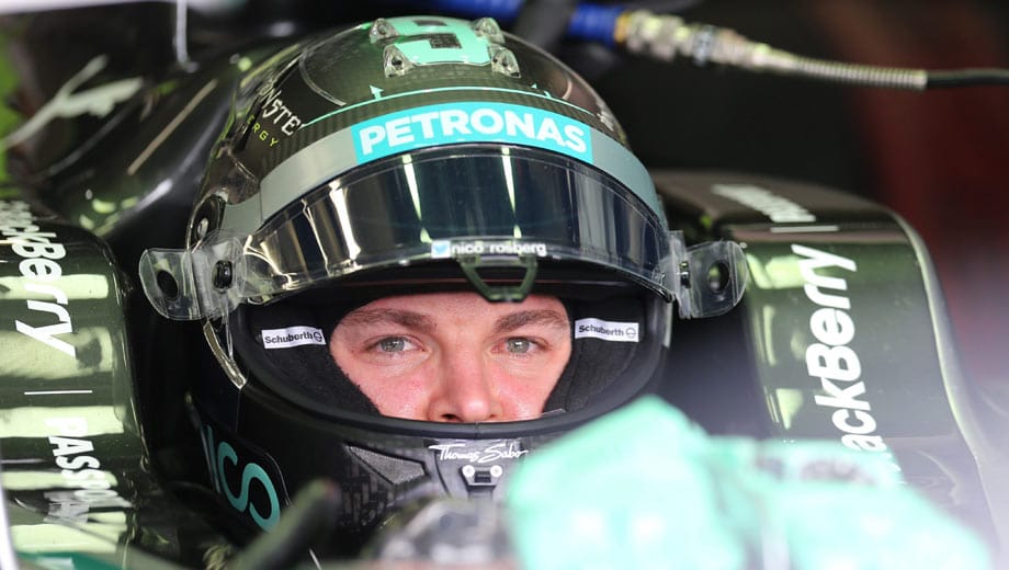 Rosberg ist auch im zweiten Training der Schnellste.