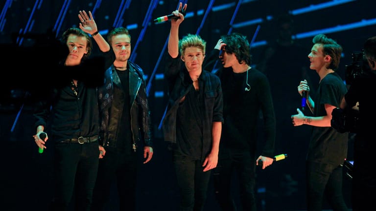 Die Boygroup "One Direction" sorgte für viel Geschrei im Publikum.