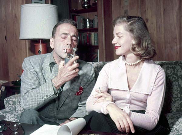 Lauren Bacall war mit Humphrey Bogart verheiratet und dessen Witwe.