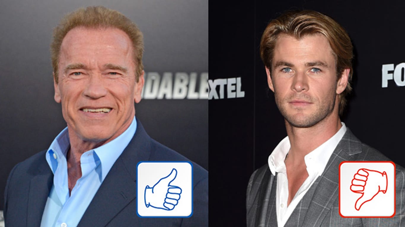 Arnold Schwarzenegger, Chris Hemsworth