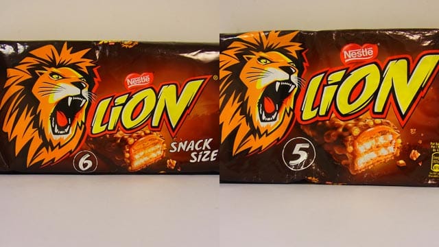 Mogelpackung des Monats: Hinter der neuen Sechser-Packung von "Lion" steckt eine Preiserhöhung von 17 Prozent.