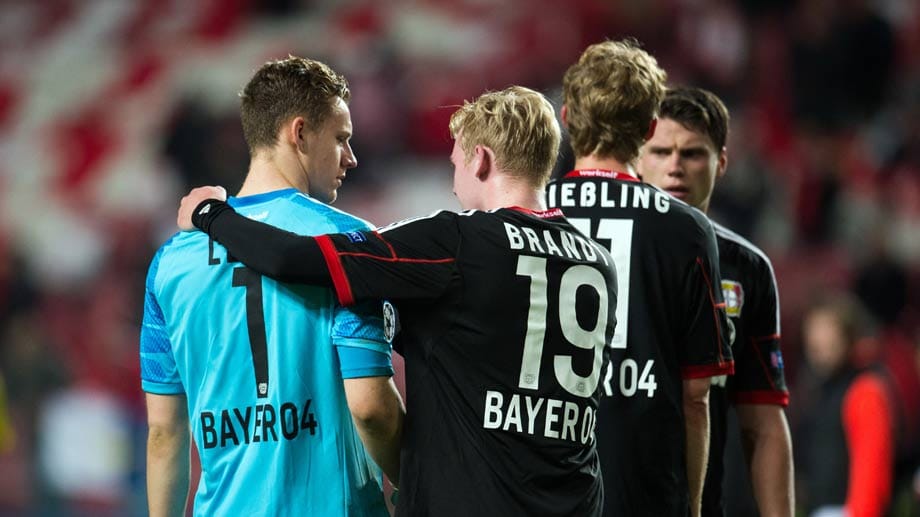 Das 0:0 reicht für die Leverkusener nicht für den Gruppensieg. Dafür hätten sie in Lissabon gewinnen müssen. Im Parallelspiel der Gruppe C schlägt AS Monaco Zenit St. Petersburg mit 2:0.