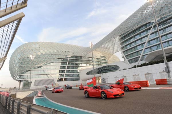 Zu Gast bei Ferrari in Abu Dhabi