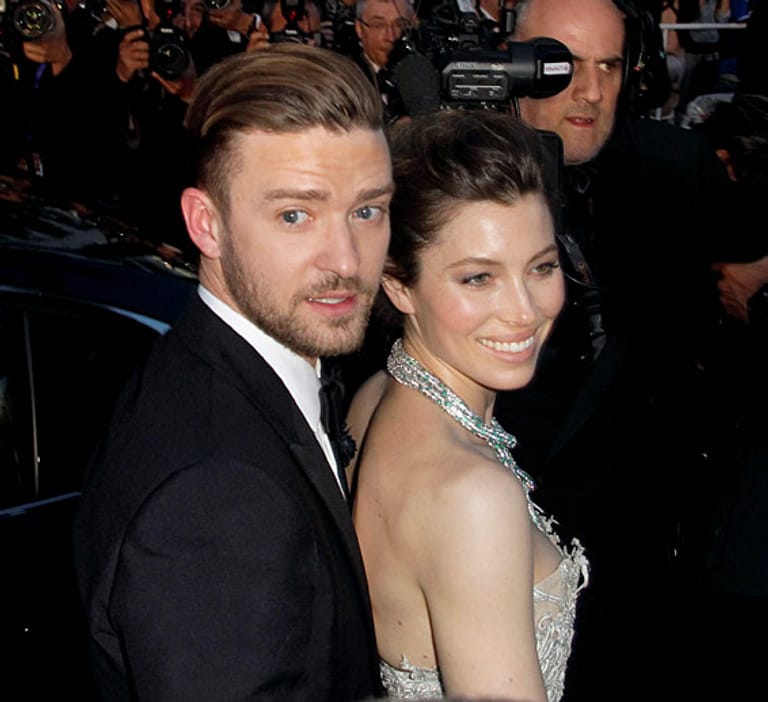 Justin Timberlake und Jessica Biel.