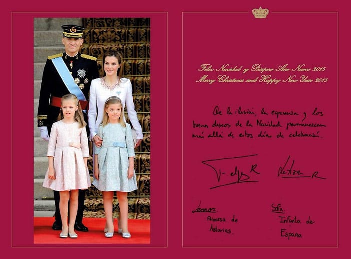 Förmliche Grüße übermittelt die spanische Königsfamilie.