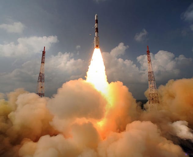 Wichtigste Wissenschaftler 2014: Koppillil Radhakrishnan, Kopf der erfolgreichen Marsmission Indiens. Hier startet die Sonde "Mangalyaan" zum roten Planeten.