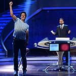 Beim Spiel "Sportarten" konnte der Hockey-Profi zwischendurch triumphieren. Beim Spiel "Sportarten" konnte der Hockey-Profi zwischendurch triumphieren.
