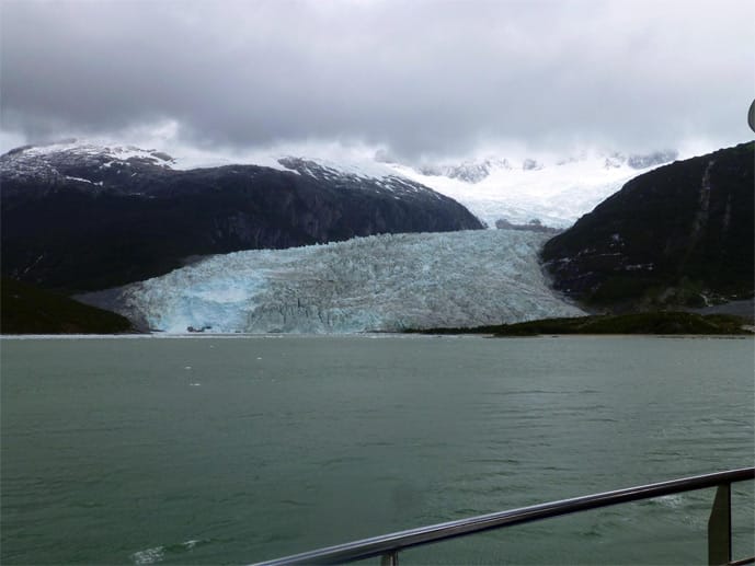 Der Pia-Gletscher ist immer noch gewaltig, doch auch hier lassen sich Folgen des Klimawandels beobachten.