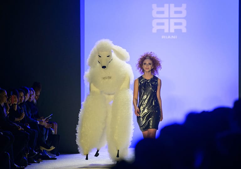Anna Ermakowa auf der Berlin Fashion Week
