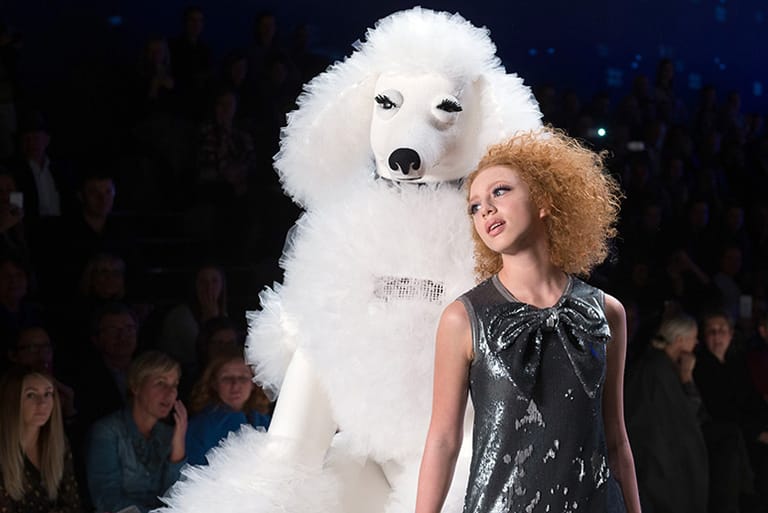 Anna Ermakowa auf der Berlin Fashion Week