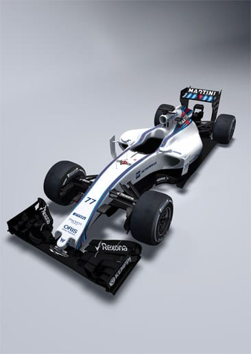 Der neue Williams FW 37 fällt vor allem durch seine sehr flache Nase auf, die aber erneut eine Schnabelspitze aufweist.
