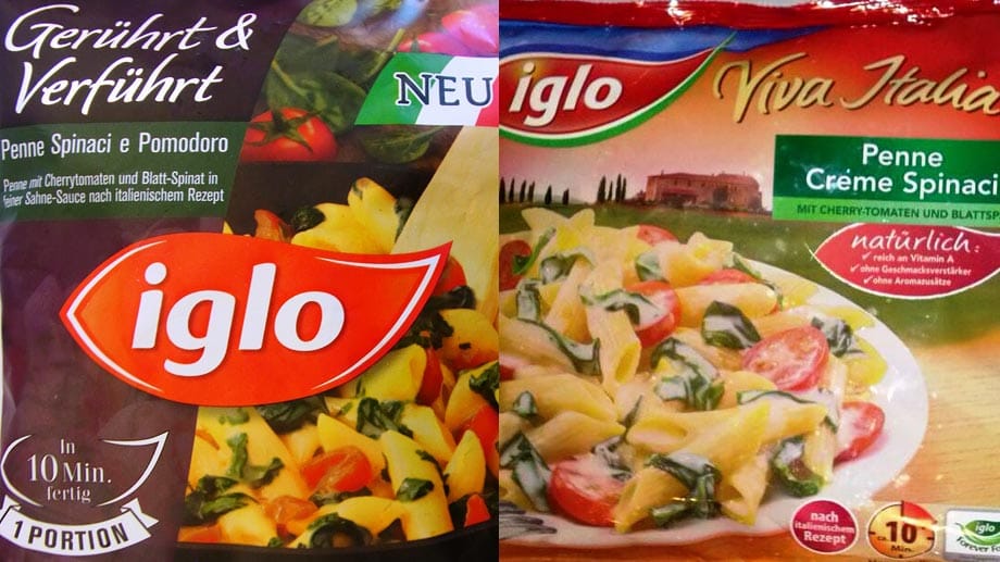 Die neugestaltete Italien-Reihe des Herstellers Iglo kommt bei Verbraucherschützern nicht gut an.