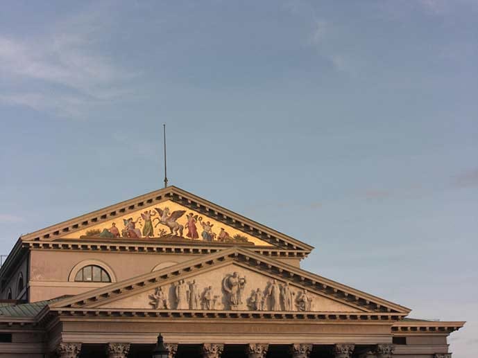 Das Nationaltheater ist auch Heimat des bayerischen Staatsballetts.