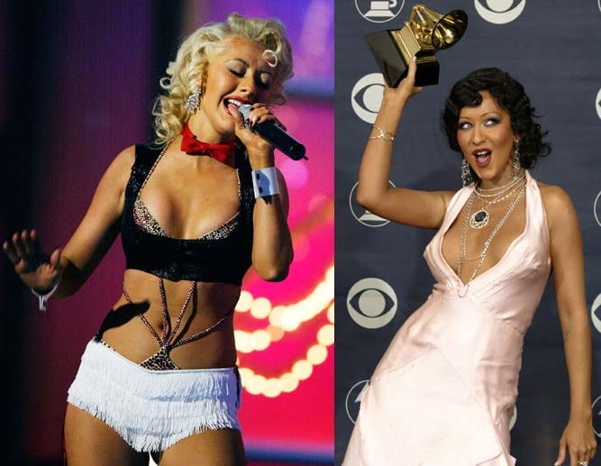 Christina Aguilera: Ob blond, ob schwarzhaarig - bei den Grammys machte die Sängerin bisher immer eine exzellente Figur.
