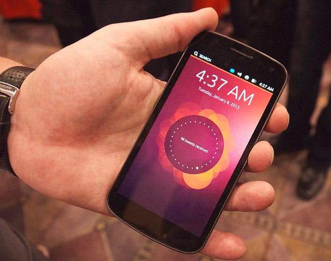 Auf der CES in Las Vegas zeigte Canonical Ubuntu auf Galaxy-Nexus-Geräten, also auf einer mittlerweile nicht mehr taufrischen Hardware.