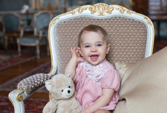 Was für ein süßer Fratz: Am 20. Februar 2015 feiert die schwedische Prinzessin Leonore ihren ersten Geburtstag.