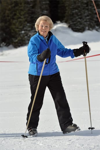Im Alter von 77 Jahren ist auch die ehemalige Königin Beatrix noch überaus fit.