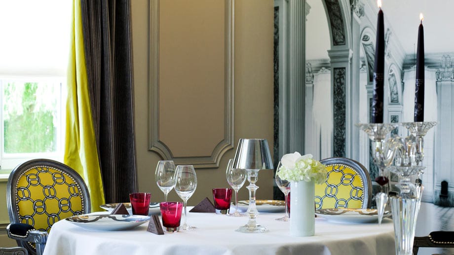 Nicht nur die Küche, auch die Einrichtung zeigt die Exklusivität des Grand Restaurants "1741".
