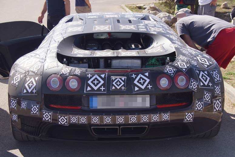 Erlkönig des neuen Bugatti Chiron