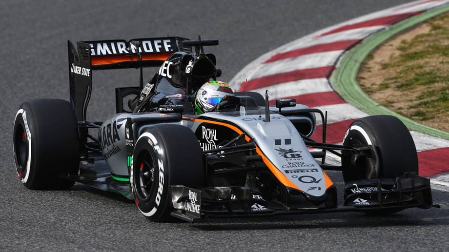 Force India wurde mit dem VJM08 erst sehr spät fertig.