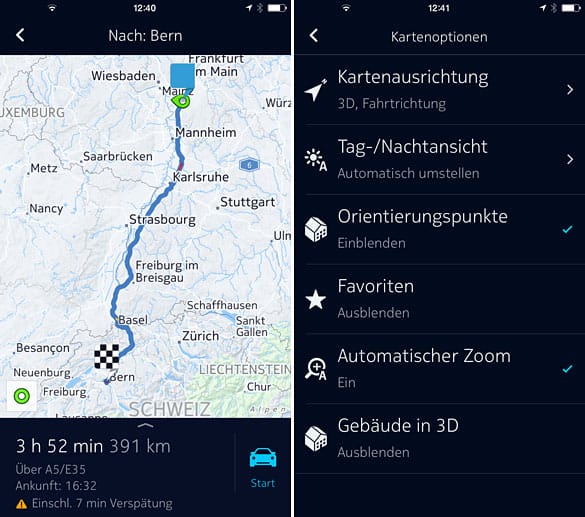 Eine sehr gute Alternative ist der Navigationsdienst Nokia Here, der zwecks-Offline-Navigation auch mit weltweiten Karten zum Herunterladen bestückt werden kann.
