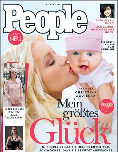 Neue Lena - neues Magazin: In "People" zeigt sie ihren neuen Stil.