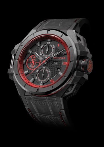 Snyper Ironclad Steel PVD Black Red Edition