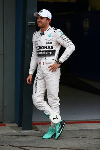 Rosberg weniger