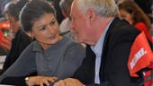 Die beiden Politiker sind seit 2011 ein Paar. Beim Landesparteitag der saarländischen Linken bestätigte Lafontaine entsprechende Gerüchte.