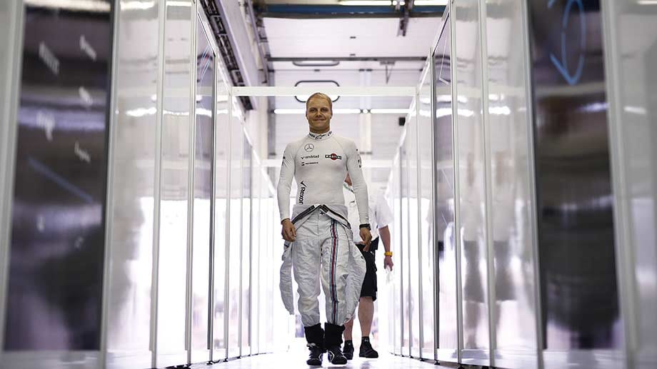 Noch ein Rückkehrer: Valtteri Bottas musste in Melbourne wegen Gewebeschäden im Rücken aussetzen. Nun ist der Williams-Pilot wieder einsatzfähig.