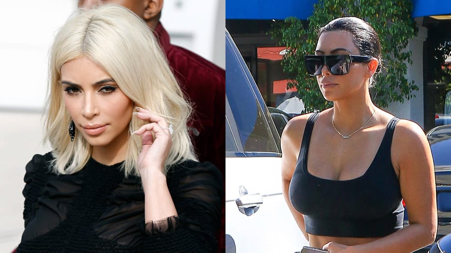Kim Kardashian hat das Experiment Blond beendet.