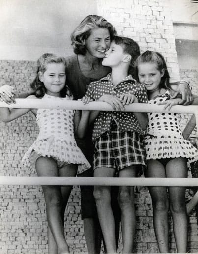 Tochter einer Filmlegende: Isabella Rosselini mit ihrer Mutter, der Schauspielerin Ingrid Bergman, und ihrem Vater, Roberto Rosselini.