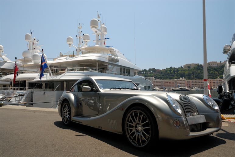 Monaco: Jachten, Sonne, Mittelmeer. Und edle Autos wie dieser Sportwagen.