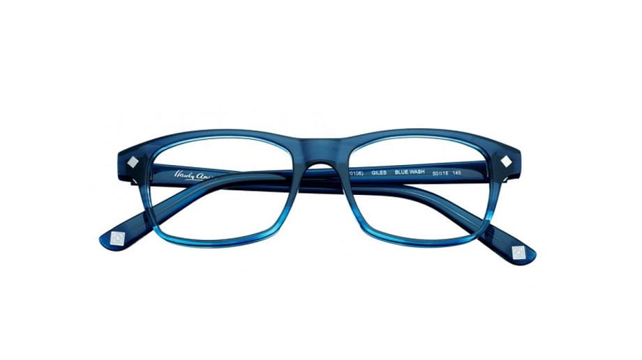 Eckig und bunt: Edelschneider Hardy Amies ergänzt seine Maßgefertigten Anzüge durch ebenso famose Brillen-Modelle (um 250 Euro).