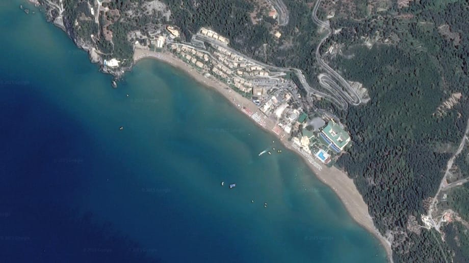 Einer der beliebtesten Strände der Insel Korfu ist Glyfada.