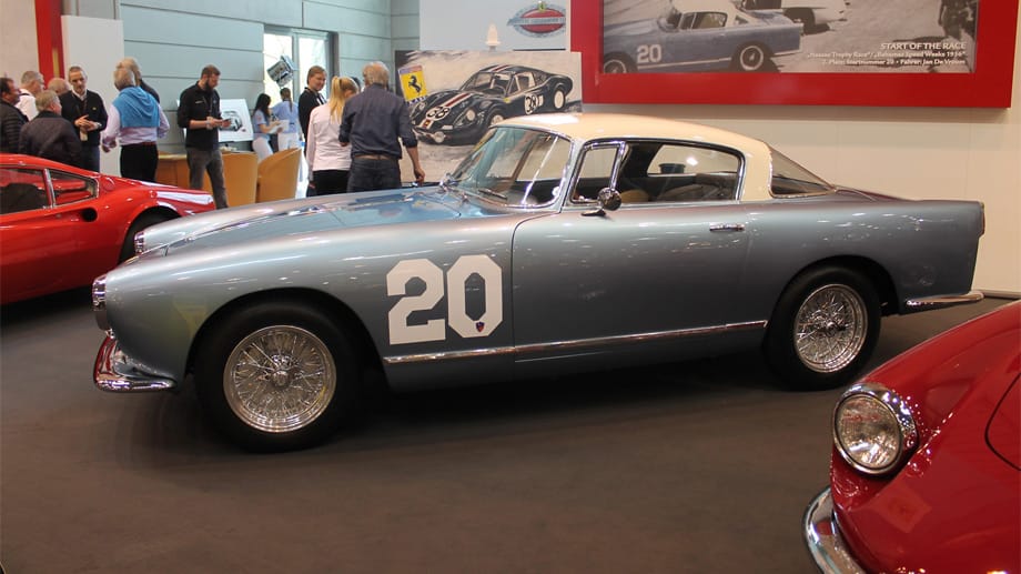 Für Ferraris Sportwagen aus den 50er und 60er Jahren werden auf Auktionen Rekordpreise gezahlt. In Essen war ein Ferrari 250 GT Boano aus dem Jahr 1956 zu sehen.