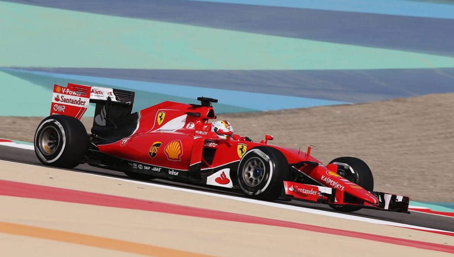 Im letzten Training vor dem Qualifying zeigt Vettel mit Platz zwei, dass der Ferrari in Bahrain wieder stärker ist als zuletzt in China.