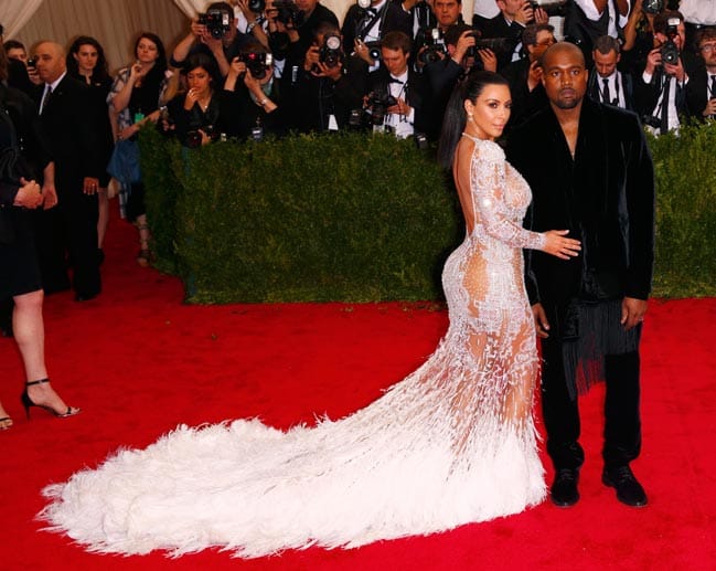 Wo ein großes Promi-Event ist, sind sie nicht weit: Kim Kardashian und Ehemann Kanye West.