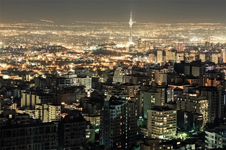 Die Zehn-Millionen-Metropole Teheran war Start- und Zielpunkt der Reise.