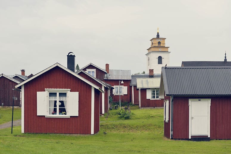 Luleå in Nordschweden: Teile des Ortes mussten zurück ans Wasser gelegt werden, weil die Ostsee sich aufgrund der Landhebung zurückzieht.